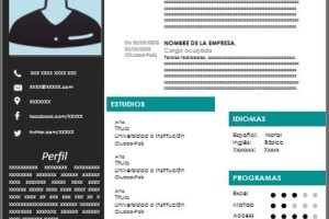 Template CV Free in Word